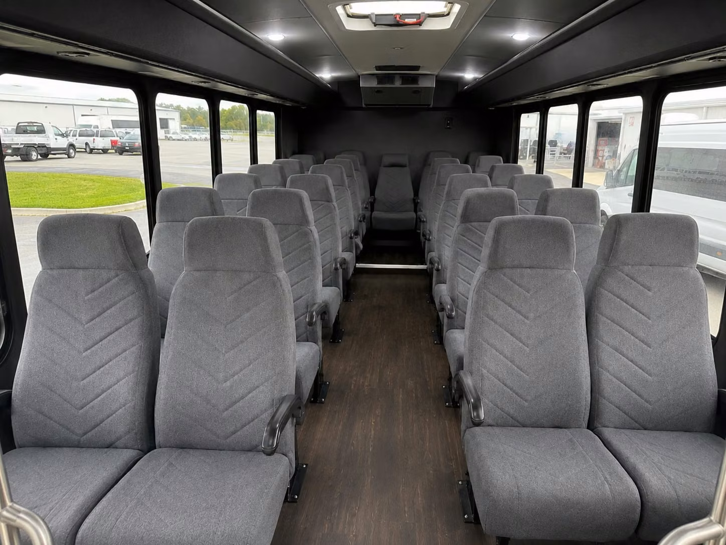 15 passenger minibus interior