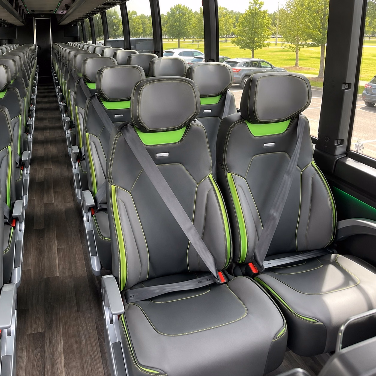 charter bus rentals for showare center events and kent concerts