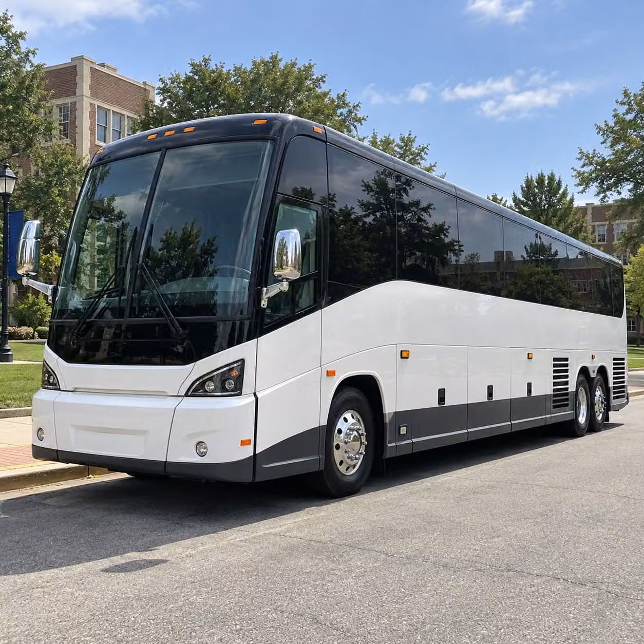 charter bus rentals in kent for large prom groups and after party shuttles