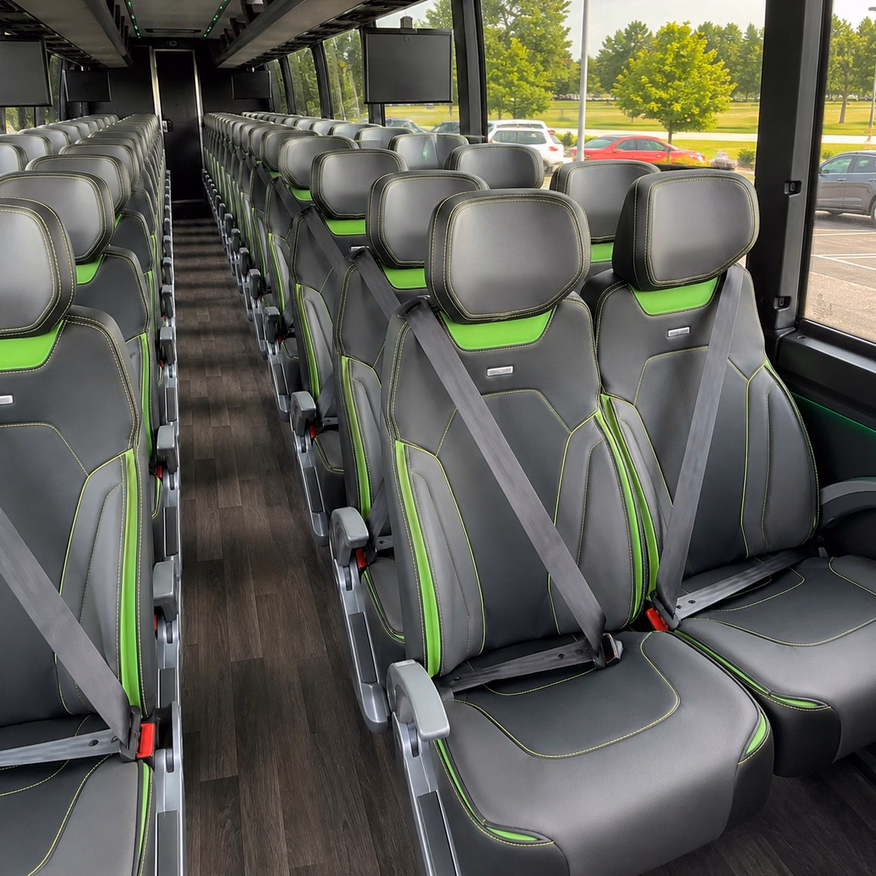 kent 56 passenger charter bus rental