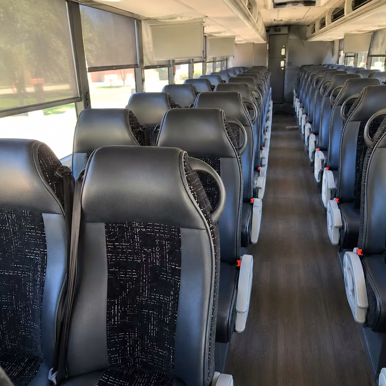 kent charter bus inside